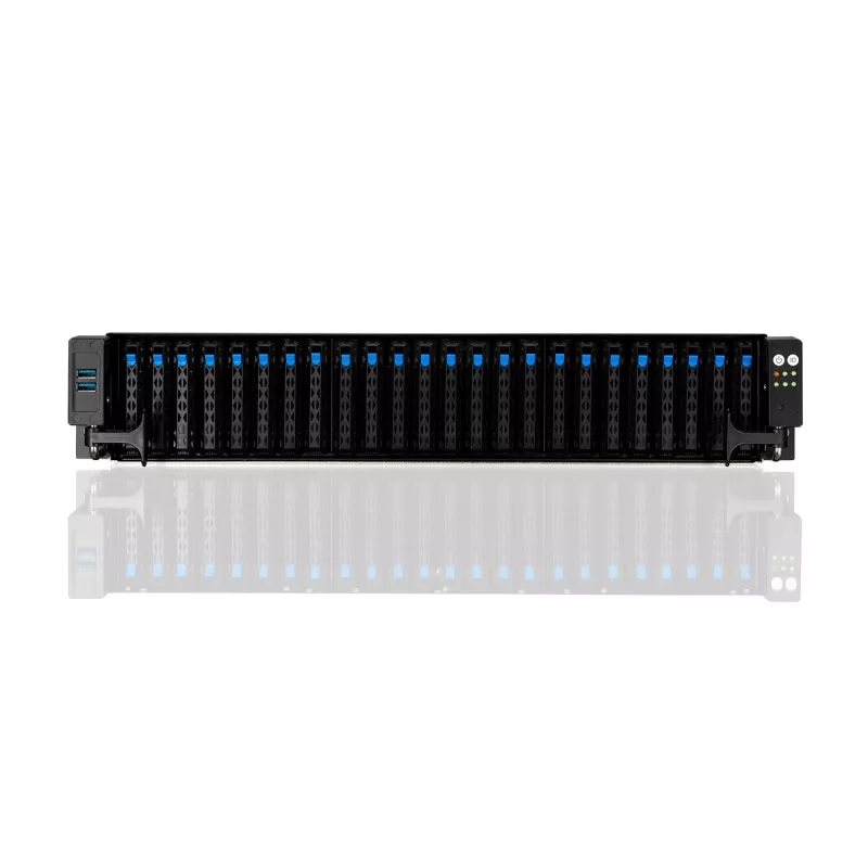 ASUS RS720-E11-RS24U Intel C741 stovo (2U) korpusas juodas, sidabrinis