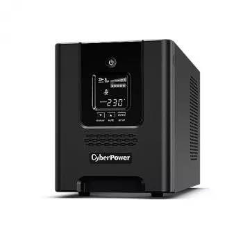 Nepertraukiamo maitinimo šaltinis CyberPower PR2200ELCDSXL, linijinis-interaktyvus, 2,2 kVA / 1980 W, 9 AC lizdai