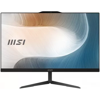MSI Modern AM242 12M-1629XDE „Viskas viename“ kompiuteris, Intel® Core™ i3-1215U, 60,5 cm (23,8 colių) Full HD IPS, 8 GB DDR4, 256 GB SSD, Wi-Fi 6E, juodas