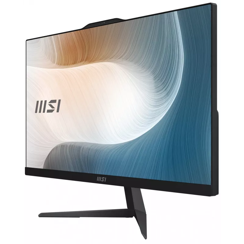 MSI Modern AM242 12M-1629XDE „Viskas viename“ kompiuteris, Intel® Core™ i3-1215U, 60,5 cm (23,8 colių) Full HD IPS, 8 GB DDR4, 256 GB SSD, Wi-Fi 6E, juodas
