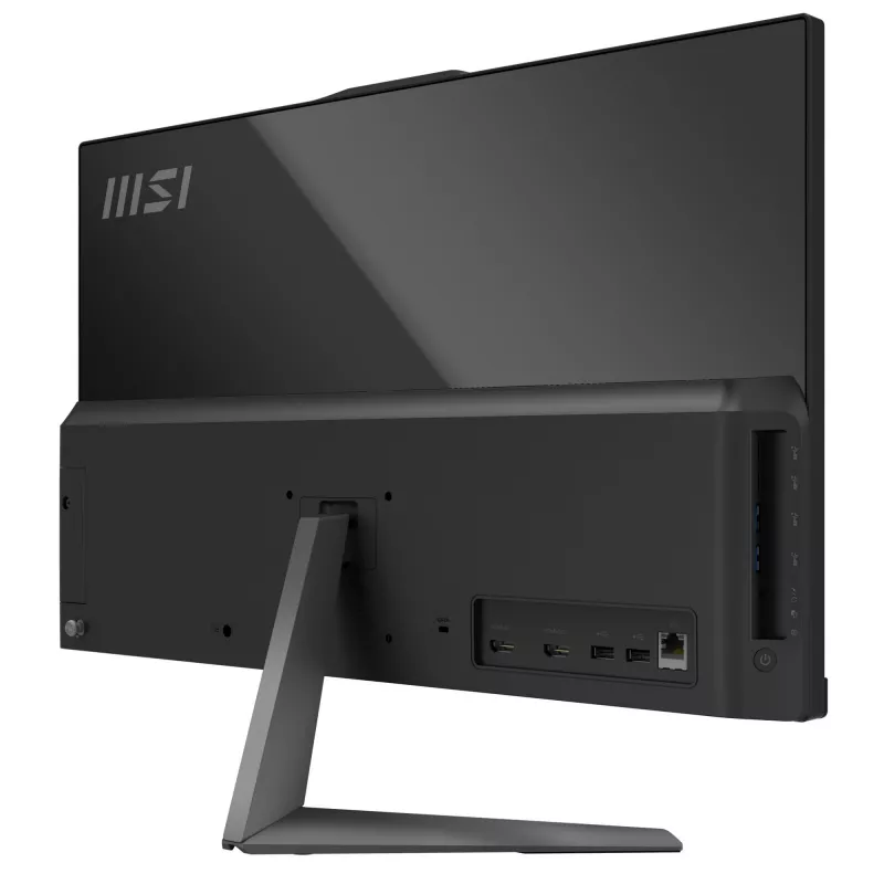MSI Modern AM242 12M-1629XDE „Viskas viename“ kompiuteris, Intel® Core™ i3-1215U, 60,5 cm (23,8 colių) Full HD IPS, 8 GB DDR4, 256 GB SSD, Wi-Fi 6E, juodas