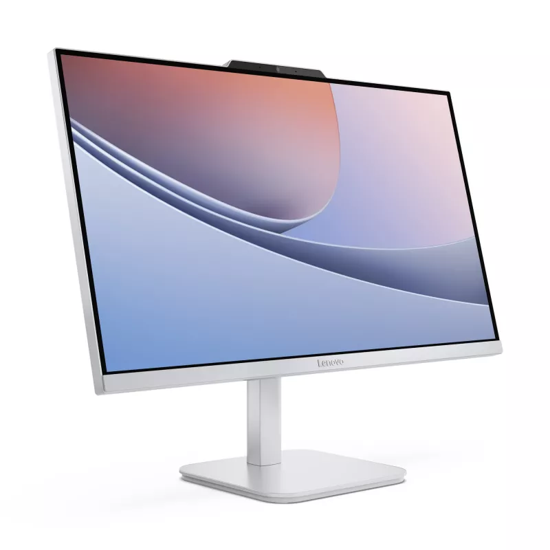 Lenovo A100 All-in-One kompiuteris 60.5 cm (23.8 inch) Intel® N N100 8 GB DDR4 256 GB SSD Wi-Fi 6 Pilka