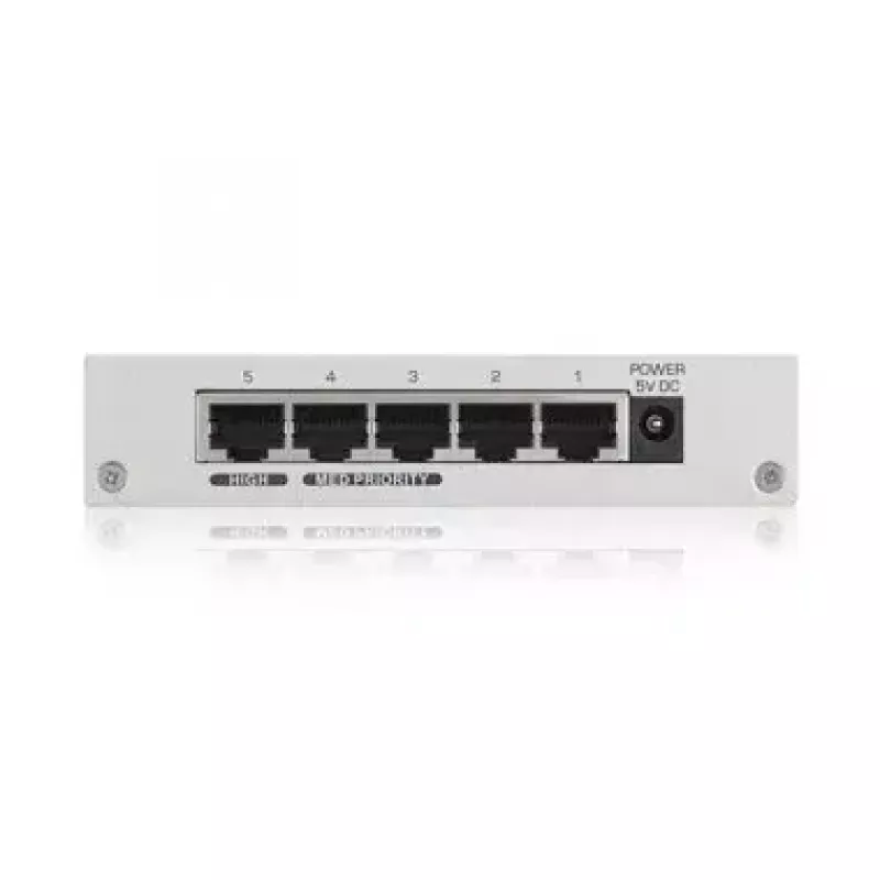 Zyxel GS-105B v3 nevaldomas L2+ Gigabit Ethernet (10/100/1000) jungiklis sidabrinis