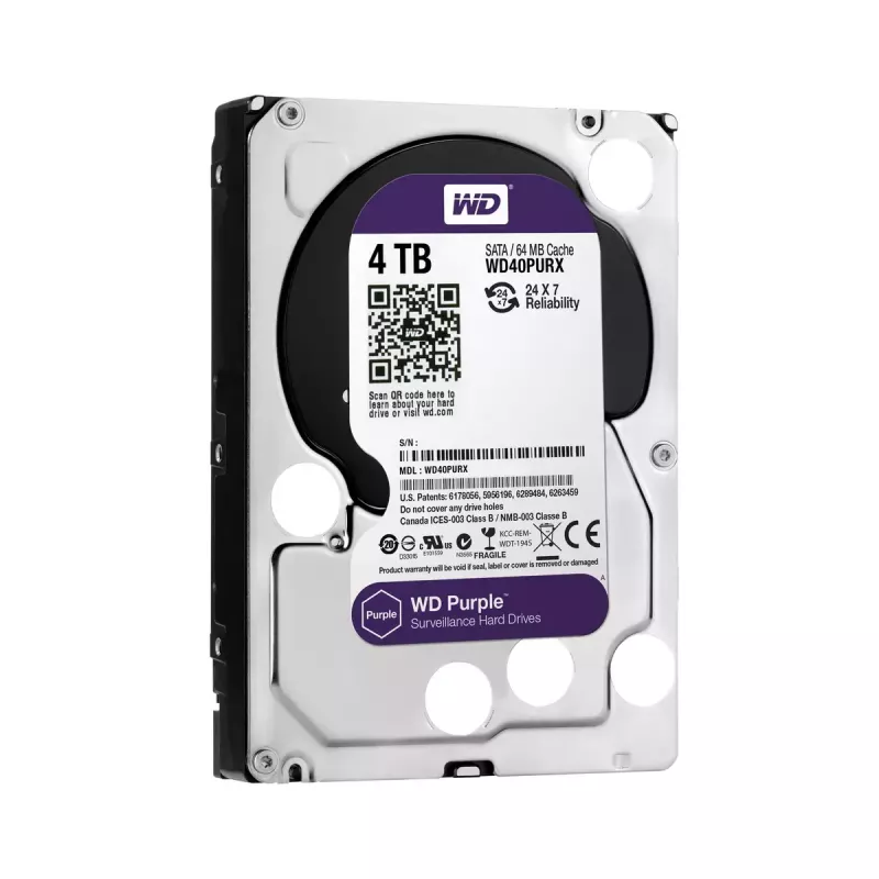 Standusis diskas Western Digital 4 TB 3,5 inch SATA III WD40PURX