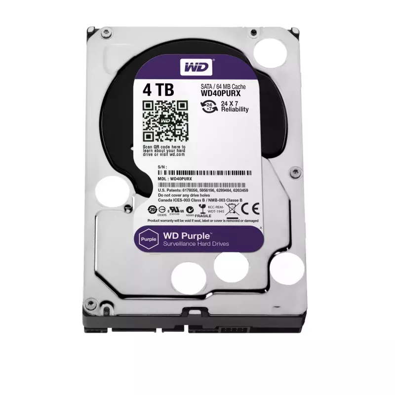 Standusis diskas Western Digital 4 TB 3,5 inch SATA III WD40PURX