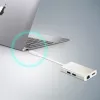 USB Type-C kelių prievadų adapteris j5create JCA374-N 60W 4K