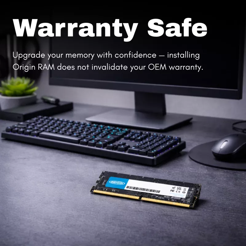 Origin Storage 8 GB DDR5 5600 MHz SODIMM 1Rx16 NE-ECC 1.1 V