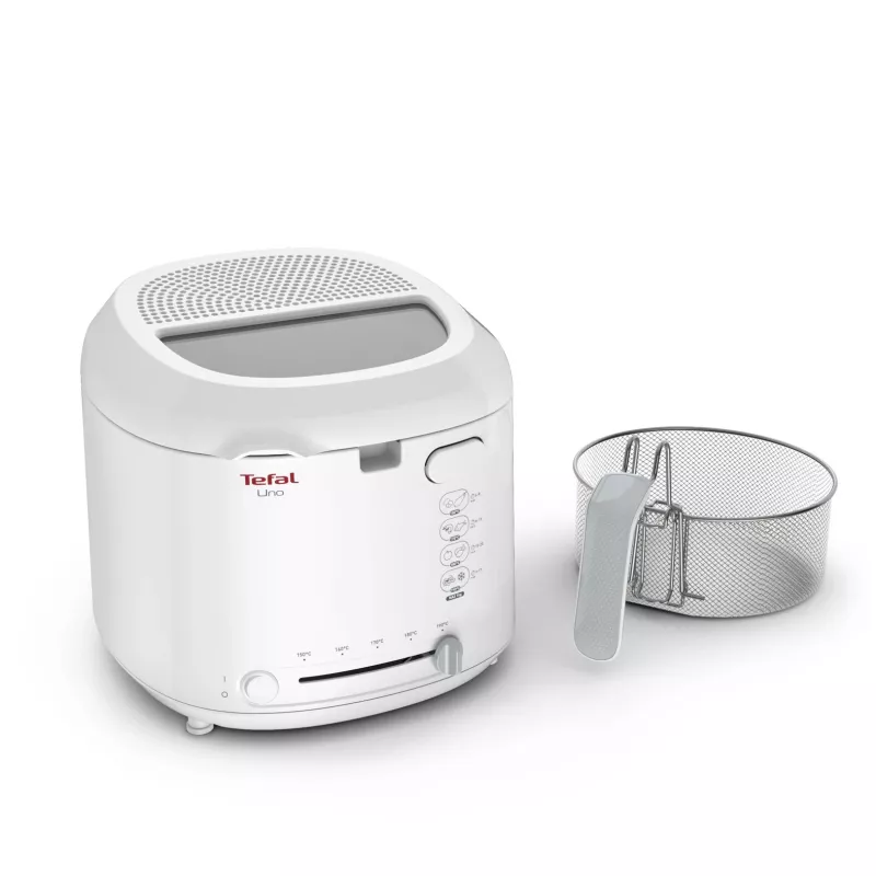 Gruzdintuvė Tefal Uno FF203130, vieno krepšelio, 1,8 L, 1600 W, balta