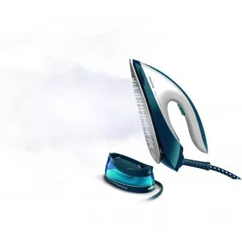 Philips GC7840/20 lyginimo stotis su garo generatoriumi 2400 W 1,5 L SteamGlide padas Mėlyna, Balta