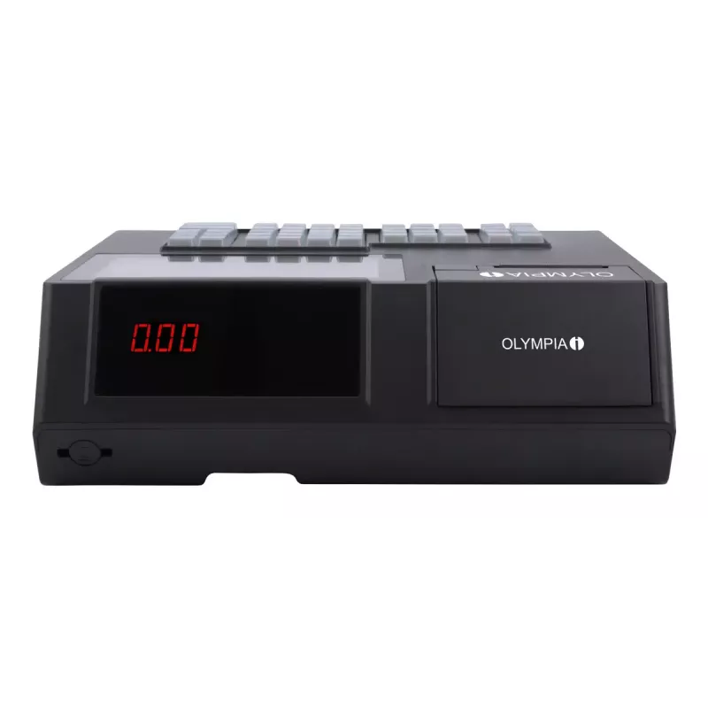 Kasos aparatas Olympia K200 – tiesioginio terminio spausdinimo, 10 000 PLU, 7 colių LED ekranas