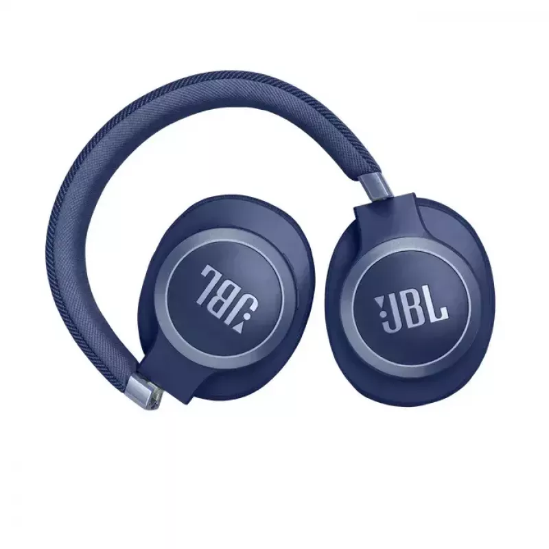 JBL Live 770NC belaidės ausinės su ausų lankeliu, skambučiams ir muzikai, mėlyna
