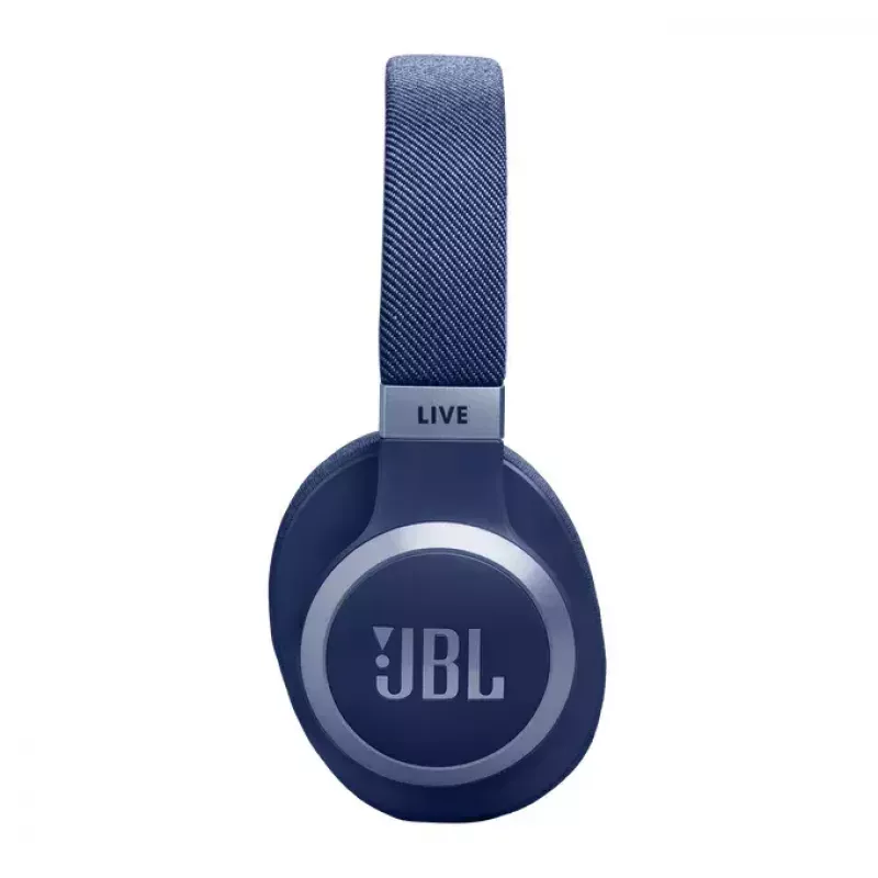 JBL Live 770NC belaidės ausinės su ausų lankeliu, skambučiams ir muzikai, mėlyna