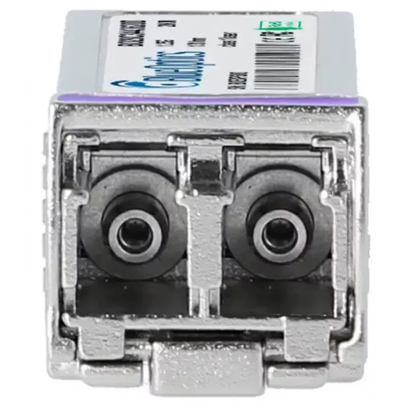 Tinklo siųstuvas-imtuvas BlueOptics AT-SPBD20DUAL-14-BO — šviesolaidinis SFP modulis, cSFP sąsaja, LC jungtis, aliuminis