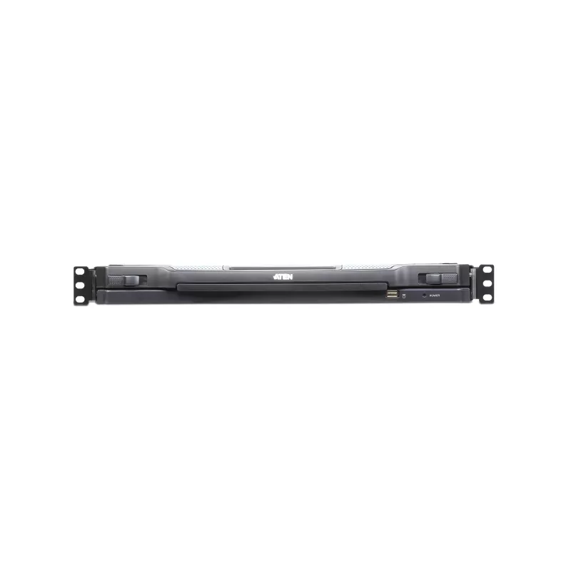 ATEN CL5708IM 8 portų 17 colių LCD KVM jungiklis su IP prieiga (USB / PS/2 VGA) su USB išoriniu prievadu