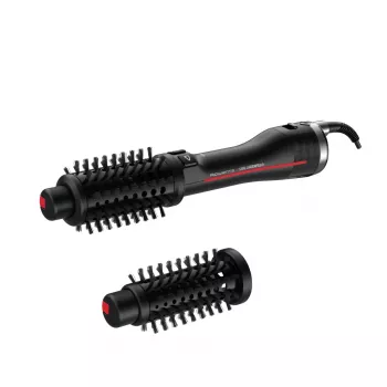 Rowenta K/Pro Stylist CF961L karšto oro šepetys su garais, juodas/raudonas, 750 W, 1,8 m