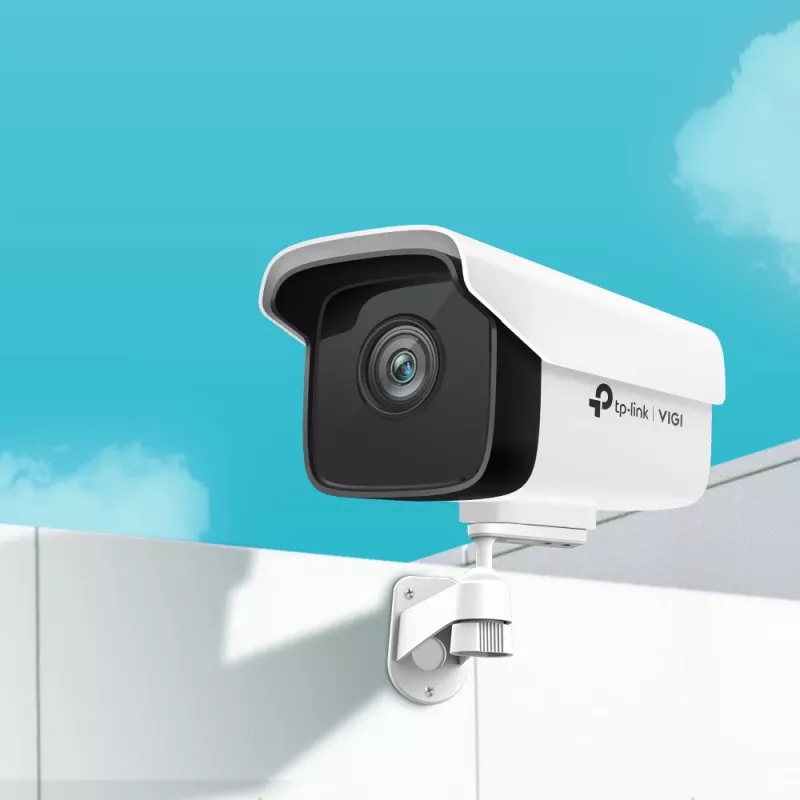 IP stebėjimo kamera TP-Link VIGI 3MP lauko bullet tipo tinklo kamera, 3 MP, 30 kadrų/s, 30 m naktinis matymas, laidinė, balta