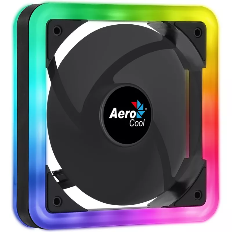 Aerocool Edge 14 140 mm kompiuterio ventiliatorius juodas