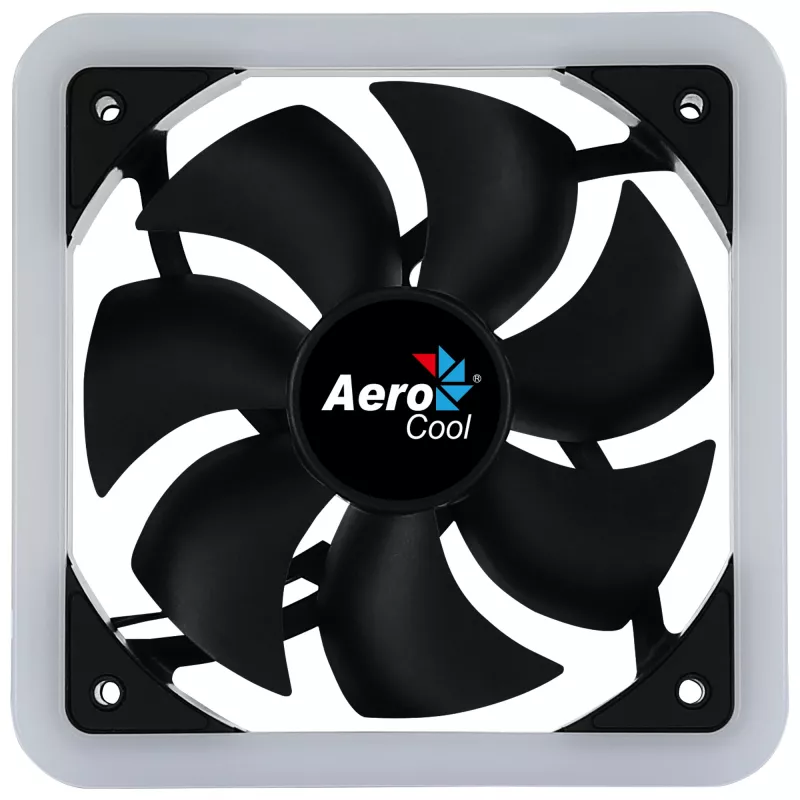 Aerocool Edge 14 140 mm kompiuterio ventiliatorius juodas