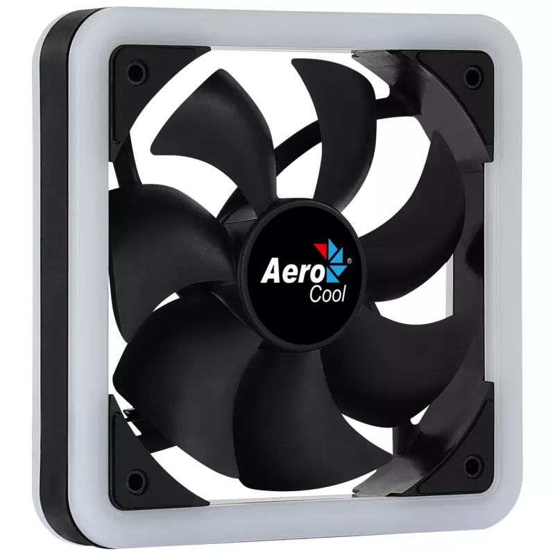 Aerocool Edge 14 140 mm kompiuterio ventiliatorius juodas