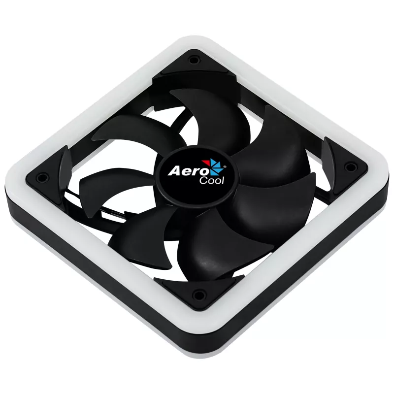 Aerocool Edge 14 140 mm kompiuterio ventiliatorius juodas