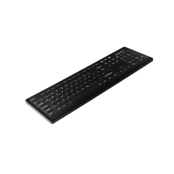 Active Key AK-C8100 klaviatūra medicininė USB QWERTZ vokiška juoda Full-size 105 klavišų