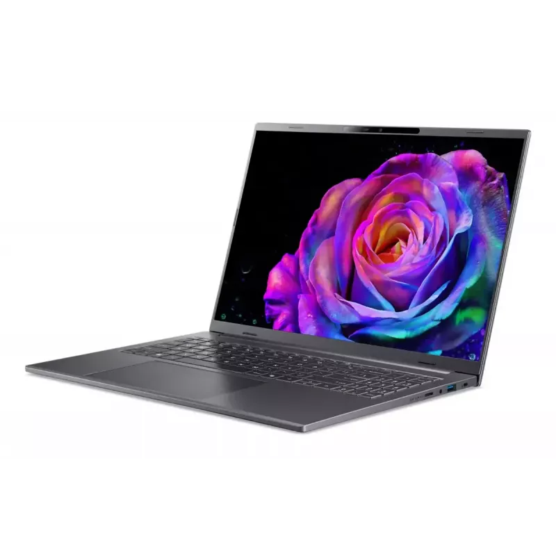 Nešiojamas kompiuteris Acer Aspire 16 AI A16-52M-55DS, Intel Core Ultra 5 226V, 16 GB LPDDR5x, 512 GB SSD, 16 colių WUXGA ekranas, Windows 11 Home, pilka