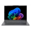 Nešiojamas kompiuteris Acer Aspire 16 AI A16-52M-55DS, Intel Core Ultra 5 226V, 16 GB LPDDR5x, 512 GB SSD, 16 colių WUXGA ekranas, Windows 11 Home, pilka