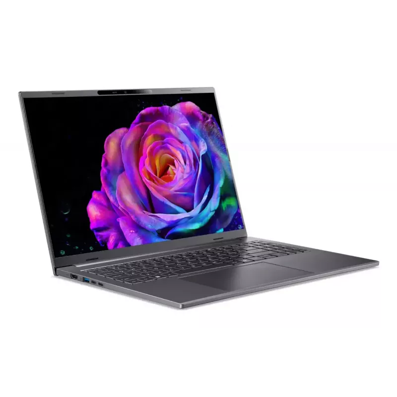 Nešiojamas kompiuteris Acer Aspire 16 AI A16-52M-55DS, Intel Core Ultra 5 226V, 16 GB LPDDR5x, 512 GB SSD, 16 colių WUXGA ekranas, Windows 11 Home, pilka