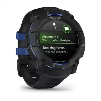 Išmanusis laikrodis GARMIN Instinct 3 45 mm, 1,3 colio AMOLED, 416×416, GPS, aliuminio/GFRP korpusas, silikoninis dirželis
