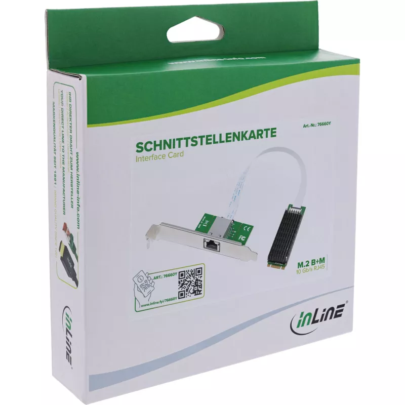 InLine 76660Y vidinė tinklo plokštė Ethernet 10000 Mbit/s