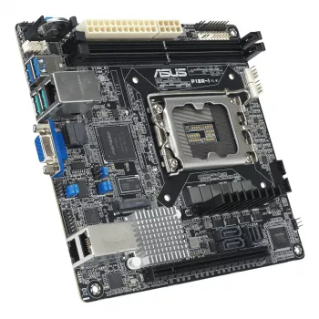 Motininė plokštė ASUS P13R-I Mini ITX, Intel C262 mikroschemų rinkinys, LGA 1700, DDR5, 2x DIMM, 64 GB, 6x SATA III, 3x RJ-45