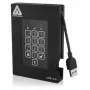 Išorinis SSD diskas Apricorn Aegis Padlock Fortress 256GB USB 3.2 Gen 1 juodas A25-3PL256-S256F