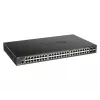 D-Link DGS-1250-48XMP 48 prievadų Gigabit valdomas jungiklis su 4 x 10G SFP+ ir 370W PoE