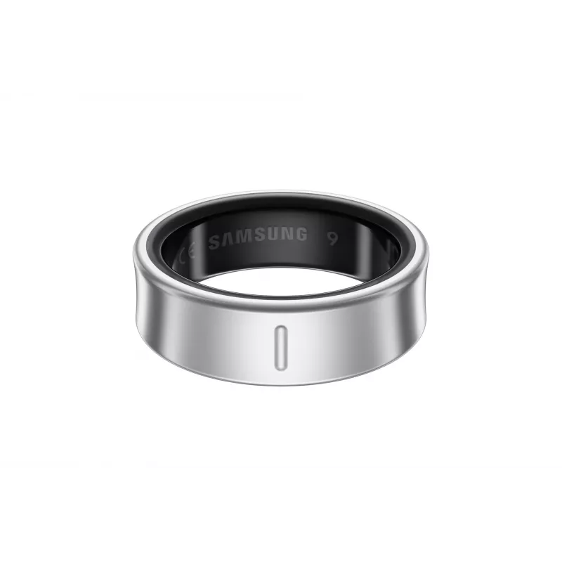 Išmanusis žiedas aktyvumo stebėjimui Samsung Galaxy Ring sidabrinis Šviesos optinis širdies ritmo jutiklis