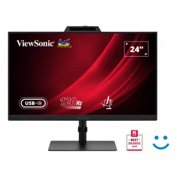 ViewSonic VG2441V vaizdo konferencijų monitorius 61 cm (24 colių) LED 1920 x 1080 pikselių Full HD