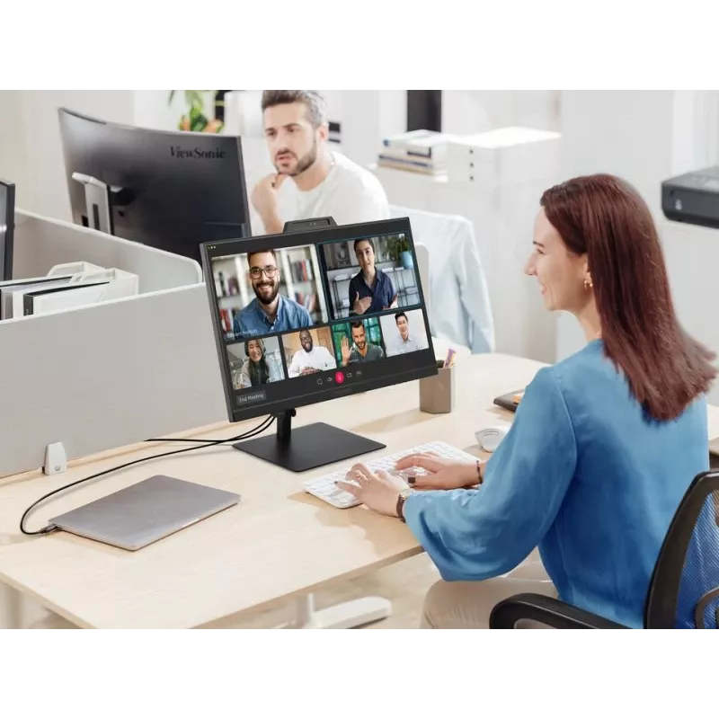 ViewSonic VG2441V vaizdo konferencijų monitorius 61 cm (24 colių) LED 1920 x 1080 pikselių Full HD