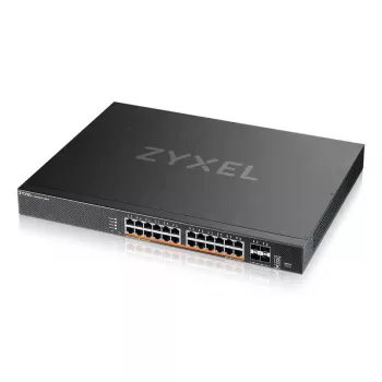 Zyxel XMG2230-28HP valdomas L2/L3 2,5G Ethernet (100/1000/2500) PoE jungiklis 1U juodas