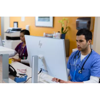 HP USB klaviatūra ir pelė Healthcare Edition, balta, laidinė