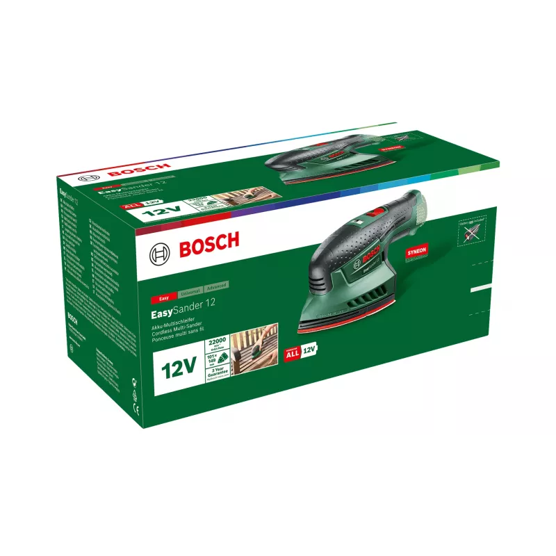 Bosch EasySander 12 daugiafunkcis šlifuoklis 22000 RPM 22000 OPM