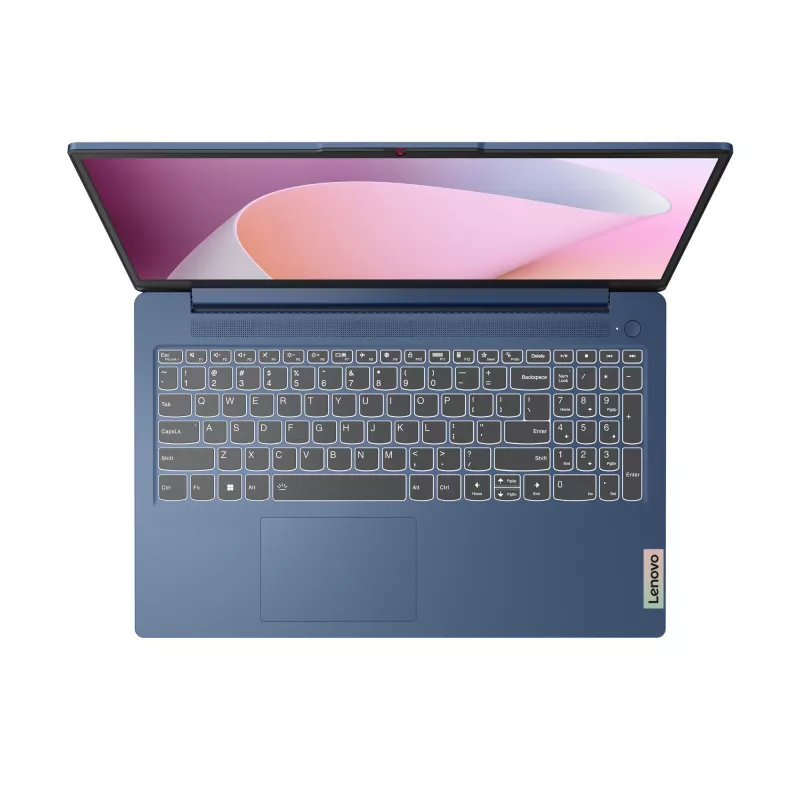 Nešiojamas kompiuteris Lenovo IdeaPad Slim 3 15AMN8 AMD Ryzen™ 5 7520U 39,6 cm (15,6 colio) Full HD 16 GB LPDDR5-SDRAM 512 GB SSD Wi-Fi 6 (802.11ax) Windows 11 Home Mėlyna