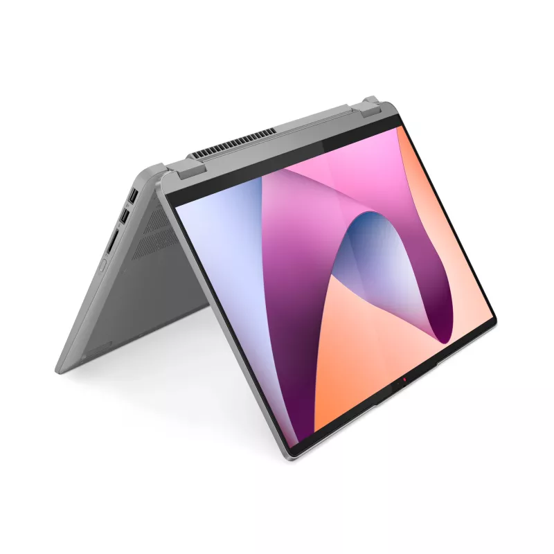 Lenovo IdeaPad Flex 5 14ABR8 AMD Ryzen™ 5 7430U Hibridinis (2-in-1) 35,6 cm (14 colių) Liečiamas WUXGA 8 GB LPDDR4x-SDRAM 512 GB SSD Wi-Fi 6 (802.11ax) Windows 11 Home Vokiškai Pilka