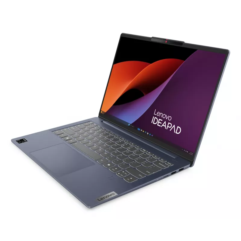 Nešiojamas kompiuteris Lenovo IdeaPad Slim 5 14Q8X9 Copilot+ PC Snapdragon X1-26-100 35,6 cm (14 colių) WUXGA 16 GB LPDDR5x-SDRAM 512 GB SSD Wi-Fi 7 (802.11be) Windows 11 Home mėlynas
