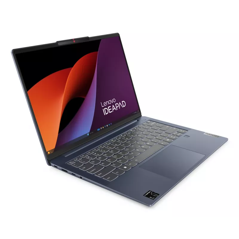 Nešiojamas kompiuteris Lenovo IdeaPad Slim 5 14Q8X9 Copilot+ PC Snapdragon X1-26-100 35,6 cm (14 colių) WUXGA 16 GB LPDDR5x-SDRAM 512 GB SSD Wi-Fi 7 (802.11be) Windows 11 Home mėlynas
