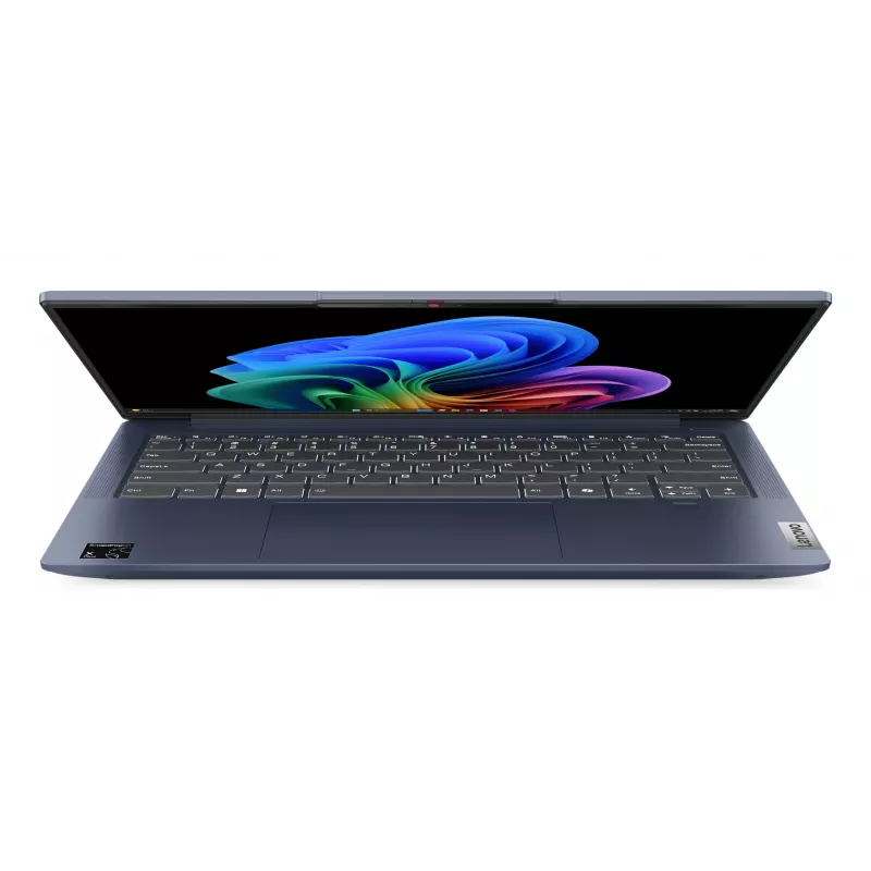 Nešiojamas kompiuteris Lenovo IdeaPad Slim 5 14Q8X9 Copilot+ PC Snapdragon X1-26-100 35,6 cm (14 colių) WUXGA 16 GB LPDDR5x-SDRAM 512 GB SSD Wi-Fi 7 (802.11be) Windows 11 Home mėlynas