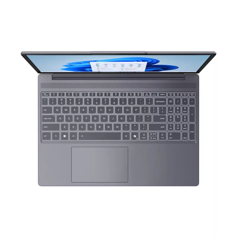 Nešiojamas kompiuteris Lenovo IdeaPad Slim 3 15ARP10 AMD Ryzen™ 5 7535HS 38,9 cm (15,3 inch) WUXGA 16 GB DDR5-SDRAM 1 TB SSD Wi-Fi 7 (802.11be) Windows 11 Home Pilka