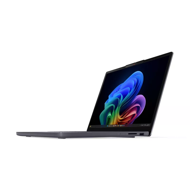 Nešiojamas kompiuteris Lenovo IdeaPad Slim 3 15Q8X10 Copilot+ PC Snapdragon X1-26-100 38,9 cm (15,3 colio) WUXGA 16 GB LPDDR5x-SDRAM 1 TB SSD Wi-Fi 7 Windows 11 Home Pilka