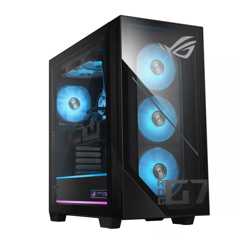 ASUS ROG G700 G700TF-07265F351W Intel Core Ultra 7 265F 32 GB DDR5-SDRAM 1 TB SSD NVIDIA GeForce RTX 5070 Ti Windows 11 Home stalinis kompiuteris juodas