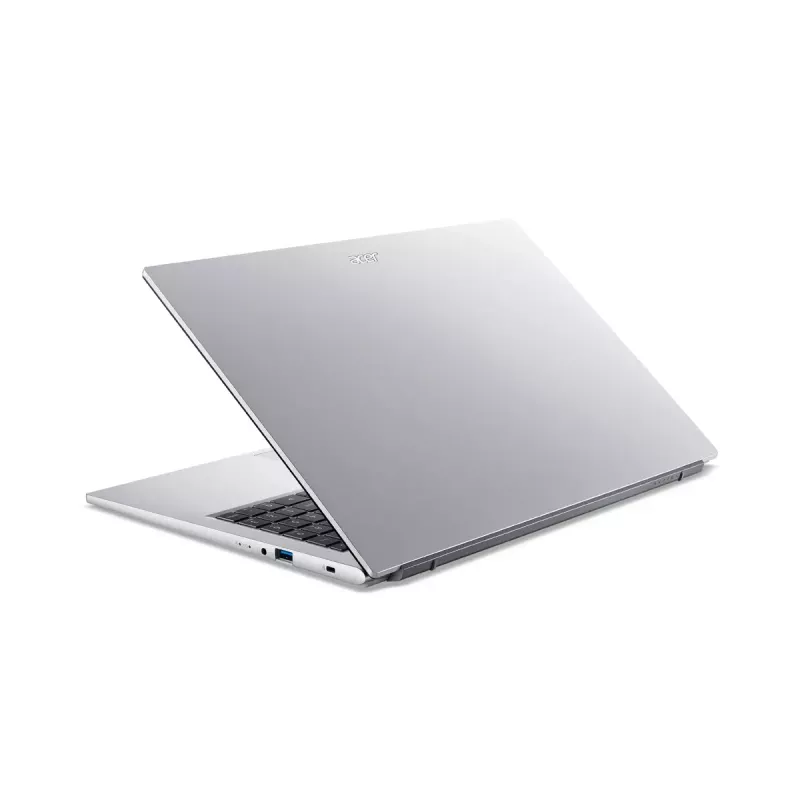Nešiojamas kompiuteris Acer Aspire Go 15 AG15-72P-55UU — Intel Core 5 120U, 15,6 colio Full HD, 16 GB DDR4, 512 GB SSD, Wi‑Fi 6, Windows 11 Home, sidabrinis