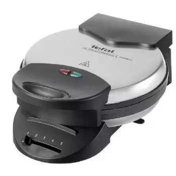 Tefal WM310D 5 vaflių vaflinė 1000 W juoda nerūdijantis plienas