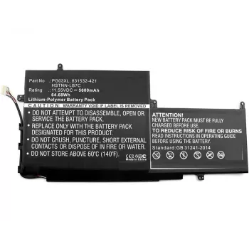 CoreParts nešiojamojo kompiuterio baterija, skirta HP, tipas: baterija, suderinamumas: HP, Spectre X360 15, Spectre X360 15 AP011DX, Spectre X360 15 AP011DX Conver